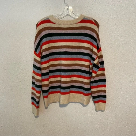Madewell Striped James Pullover Sweater S - Picture 3 of 9